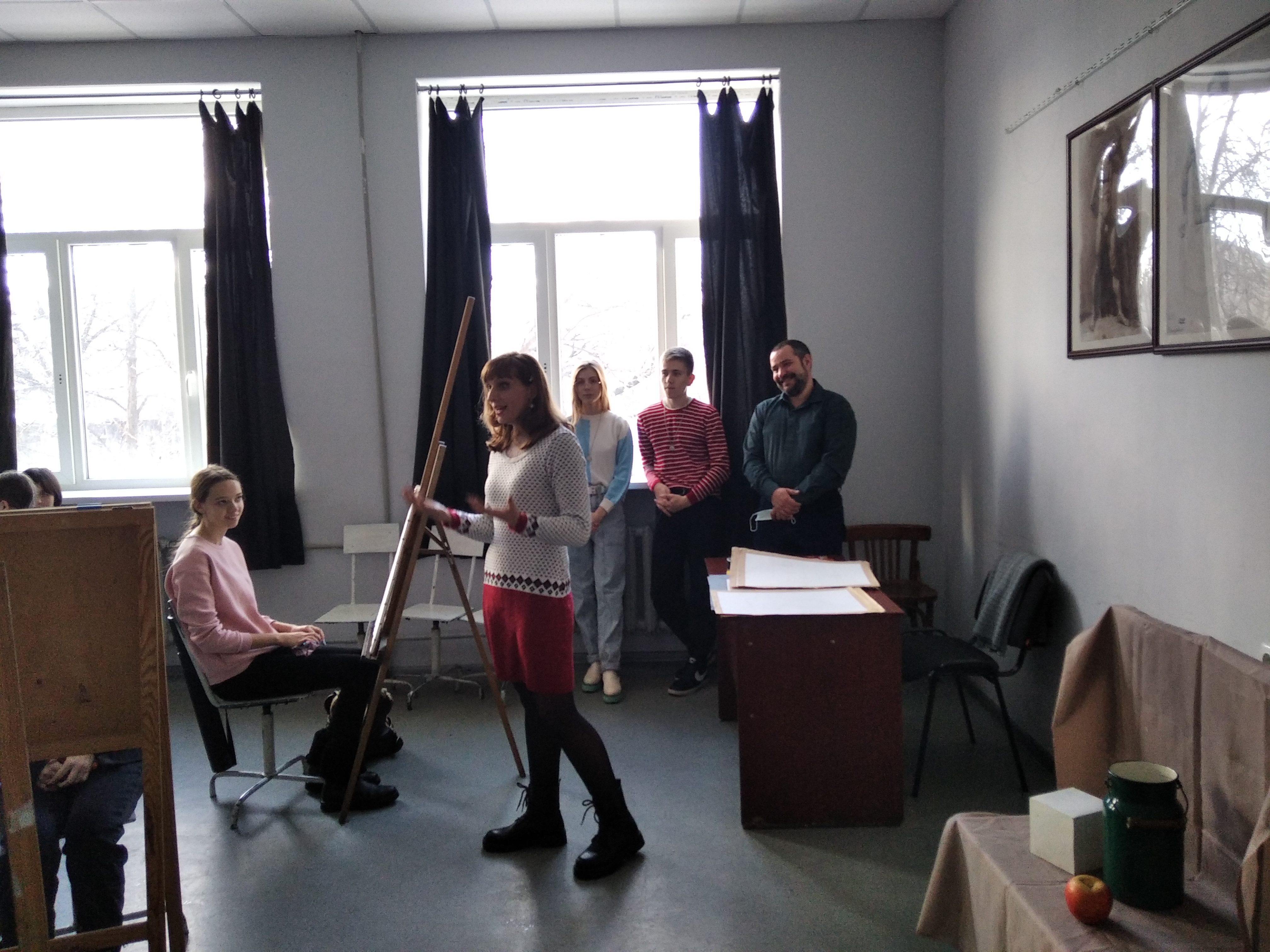 В Донецком художественном колледже состоялись очередные мастер-классы в рамках Профориентационного проекта 